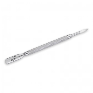 Cuticle Pusher For Manicure And Pedicure With Convex Spoon Tip And A Pointed Tip.-EL-12503