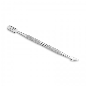 Cuticle Pusher For Manicure And Pedicure With Narrow Curved Spoon And Knife-EL-12512