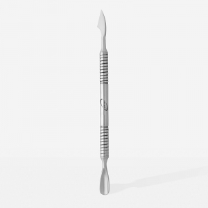 Cuticle Pusher For Manicure And Pedicure With Narrow Curve And Knife-EL-12518