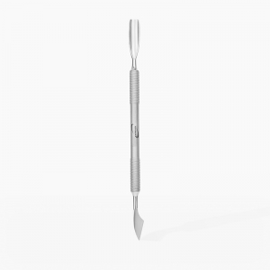 Cuticle Pusher For Manicure And Pedicure With Narrow Curved Spoon And Knife-EL-12535