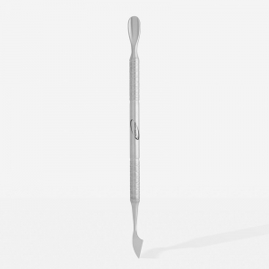 Cuticle Pusher For Manicure And Pedicure With Narrow Curve And Knife-EL-12541